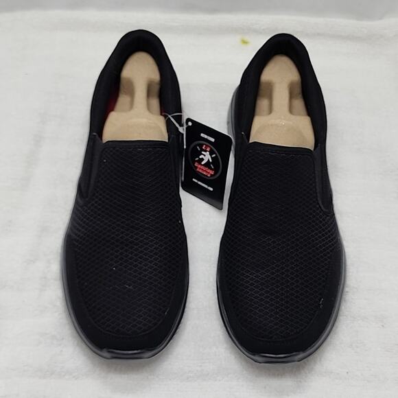 SKECHERS WORK RELAXED-FIT MEMORY FOAM WATER SLIP RESISTANT MENS 12 NWB BLACK ⚫️ - Picture 4 of 16